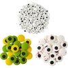 image:imageWilton Edible Candy Eyeball Sprinkles Small Edible Googly Eyes for Decorating Cupcakes Cookies amp Halloween Treats Black and White 088 oz3 Pack