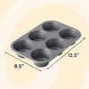image:imageWilton Everyday NonStick Jumbo Muffin Pan Made Without PFAS 6Cup6cup Pack of 3
