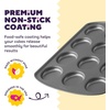 image:imageWilton Gold NonStick Muffin Top Pan Made Without PFAS 11 x 16 inMuffin Top  12 Cup