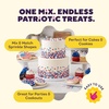 image:imageWilton Patriotic Edible Sprinkle Mix Nonpareils Jimmies 38 oz 4Pack38 Ounce Pack of 1