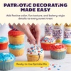image:imageWilton Patriotic Edible Sprinkle Mix Nonpareils Jimmies 38 oz 4Pack38 Ounce Pack of 2