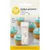 image:imageWilton Hearts Edible Glitter Shimmering Accents 004 oz SilverSilver Hearts