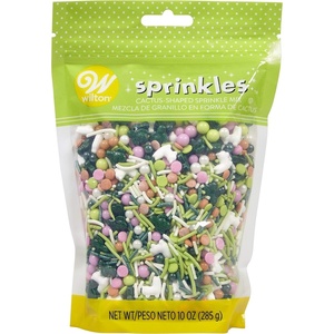 image:imageWilton Rainbow Sprinkles Mix Jimmies and Nonpareils 10 ozCactus