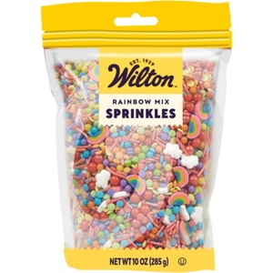 image:imageWilton Rainbow Sprinkles Mix Jimmies and Nonpareils 10 ozRainbow