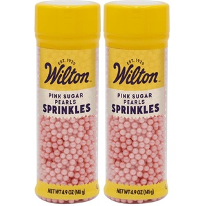 image:imageWilton White Sugar Pearl Sprinkles Wedding Cakes 49 oz