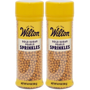 image:imageWilton White Sugar Pearl Sprinkles Wedding Cakes 49 ozDorado