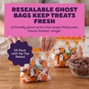 image:imageWilton Happy Halloween Resealable Ghost amp Pumpkin Treat Bags 20Count