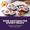 image:imageWilton Skull Shaped Day of the Dead Treat Bags and Ties 15Count