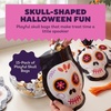 image:imageWilton Skull Shaped Day of the Dead Treat Bags and Ties 15Count