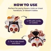 image:imageWilton Skull Shaped Day of the Dead Treat Bags and Ties 15Count
