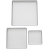 image:imageWilton Aluminum Square 3Piece Bakeware Set Durable Anodized Bakeware for Tiered amp Layered Cakes Even Heating RustResistant Professional Cake Baking Pans 8 in 12 in 16 in Packaging May Vary