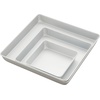 image:imageWilton Aluminum Square 3Piece Bakeware Set Durable Anodized Bakeware for Tiered amp Layered Cakes Even Heating RustResistant Professional Cake Baking Pans 8 in 12 in 16 in Packaging May Vary