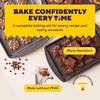 image:imageWilton Gold NonStick Bakeware Set  Baking Sheets for Home Baking  Scratch Resistant Dishwasher Safe amp Made Without PFAS  Resists Warping  Features Comfortable Grip Edges  3Piece Set