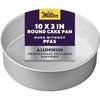 image:imageWilton 6 in Round Cake Pan 3 in Deep Aluminum Bakeware for Tall Cakes RustResistant Even Heating Professional Quality10 inches
