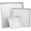 image:imageWilton Aluminum Square 3Piece Bakeware Set Durable Anodized Bakeware for Tiered amp Layered Cakes Even Heating RustResistant Professional Cake Baking Pans 8 in 12 in 16 in Packaging May Vary