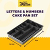 image:imageWilton Gold Premium NonStick WarpResistant Bakeware Made without PFAs DIY Cake Numbers and Letters Set Packaging May VaryCelebrations Set