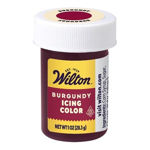 image:imageWilton Gel Food Coloring Concentrated GelBased 1 oz BurgundyBurgundy