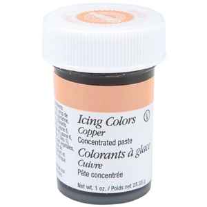 image:imageWilton Gel Food Coloring Highly Concentrated GelBased Icing Color for Frosting Fondant Batter amp Dough Vibrant amp Blendable Cake Decorating Dye 1 oz VioletCopper