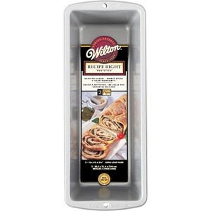 image:imageWilton Recipe Right Loaf Pan for Baking Mini Size Single Cavity Set of 3Long 12 x 45 in  2 Pack
