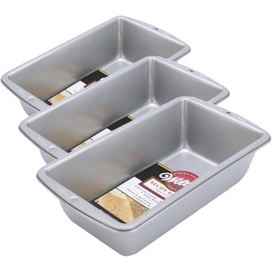 image:imageWilton Recipe Right Loaf Pan for Baking Mini Size Single Cavity Set of 3Standard  3 Pack