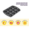 image:imageWilton Gold NonStick Muffin Pan Made Without PFAS 12CupStandart 105 x 15 x 2 in 12cup pan Pack of 6
