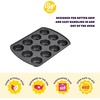 image:imageWilton Gold NonStick Muffin Pan Made Without PFAS 12CupStandart 105 x 15 x 2 in 12cup pan Pack of 6